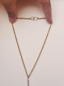 Unique real flower pendant chain