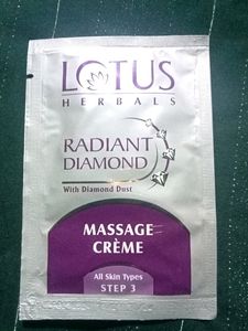 Lotus Herbals |Radiant Diamond |Cellular Radiance Facial Kit |All Skin Type |4 Step Facial Kit  Worth ₹325