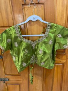 Olive Green Lehanga
