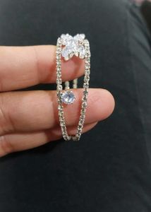Sparkling Silver Kids Bracelet