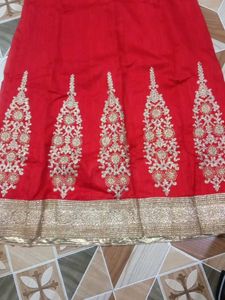 Red Embroidered Lehenga Choli