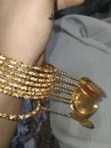 Gold-tone Bangle Set