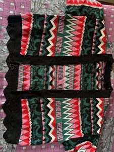 Patterned Knit Sweater