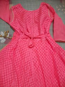 Pink Anarkali Dress