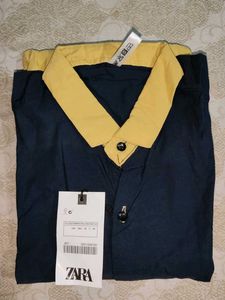 Stylish Two-Tone Shirt Size- M