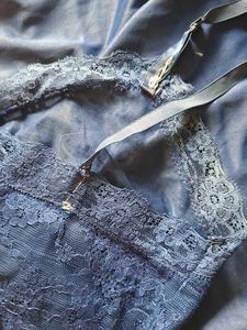 Blue Lace Cami Slip