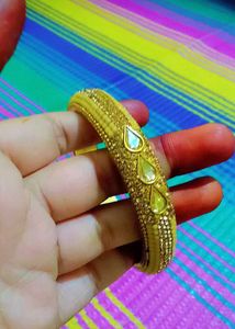 Golden Bridal Kangan - Set of 6