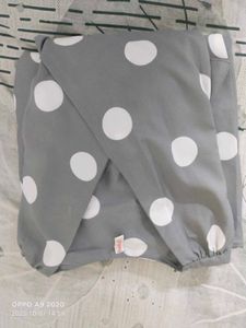 Polka Dot Grey Dress
