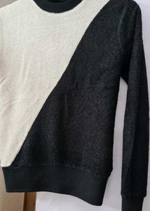 Black &amp; White Sweater