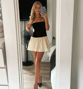 Chic Strapless Mini Dress