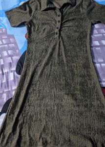 Green Shirt Dress