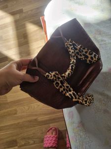 Cute PU handbag With Scarf