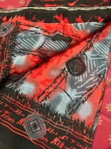 Red &amp; Black NEW SAREE