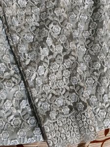 Pestal Light Blue Net Stitch Kurta