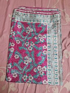 Singapore Floral Print Saree
