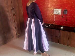 Elegant Purple &amp; Lavender Anarkali