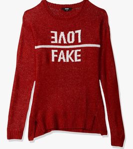 MAX Love Fake Graphic Sweater