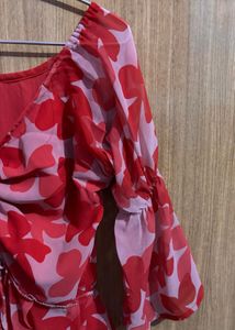 Floral Print Mini Dress