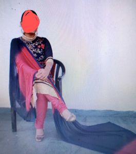 Sequin And Thread Embroidery Suit