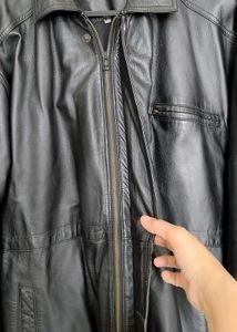 Leather Jacket For Men In Black Colour