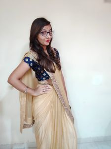 Elegant Saree with readymade blouse