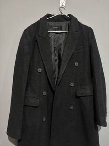 Elegant Wool Blend Overcoat