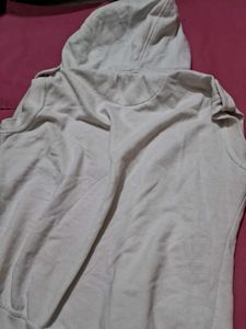 half sleeve white jacket women