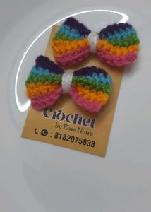 Crochet Hair Clips