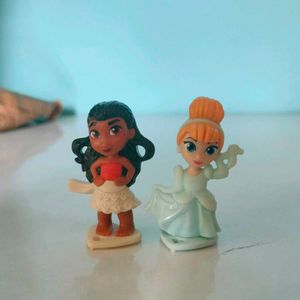 Kinder Joy Cinderella & Moana Miniature Figures