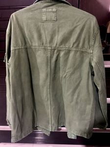 Olive Green Bershka Jacket