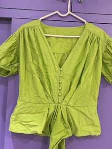 Designer Green Top