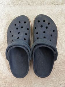 Navy Blue Crocs- Men 8