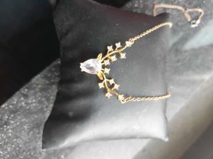 kRYSTALS Gold Plated Zircon Stainless Steel