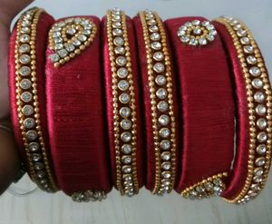 Customized Silk Thread BANGLES