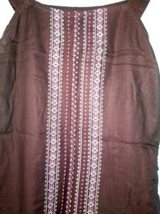 Beautiful Sleeveless Brown Top(Women&#39;s)