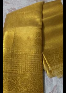 Elegant Gold Tone Saree