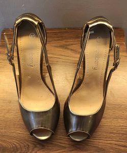 Stiletto Peeptoe Pumps 4.2inches