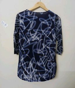 Trendy Blue Top For Women