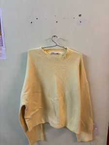 Zara Yellow Knit Sweater
