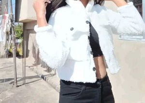 Cozy White Sherpa Jacket