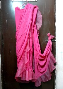 Ready to wear saree with full heavy Embroidered bl