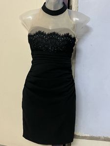 Pintrest Korean Padded High Neck Designer One Piec