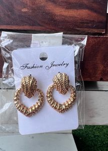 Heart Drop Earrings