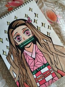 Nezuko-chan Painting (Demon Slayer)
