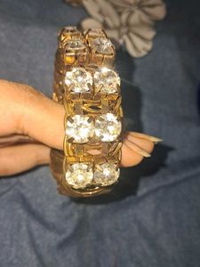Sparkling Crystal Statement Bracelet