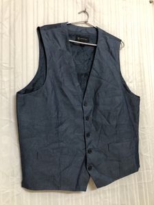 I-N-C Blue Stylish Waistcoat