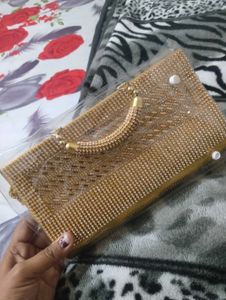 Golden Clutch Purse
