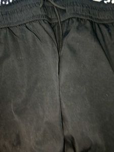 Black Cargo Style Joggers