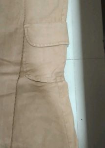 Velvet Cargo Bellbottom Baggy Jean