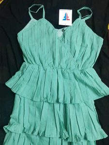 Knee-Length Layered Dress